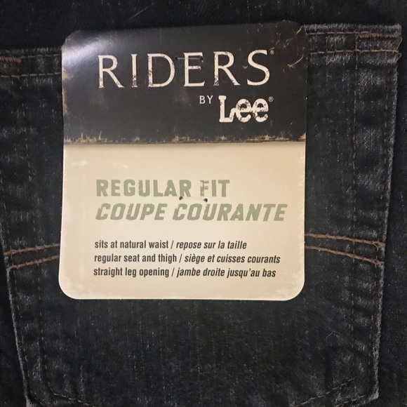 New ! Riders by Lee Black Jeans - Size 30x32 - Picture 2 of 7